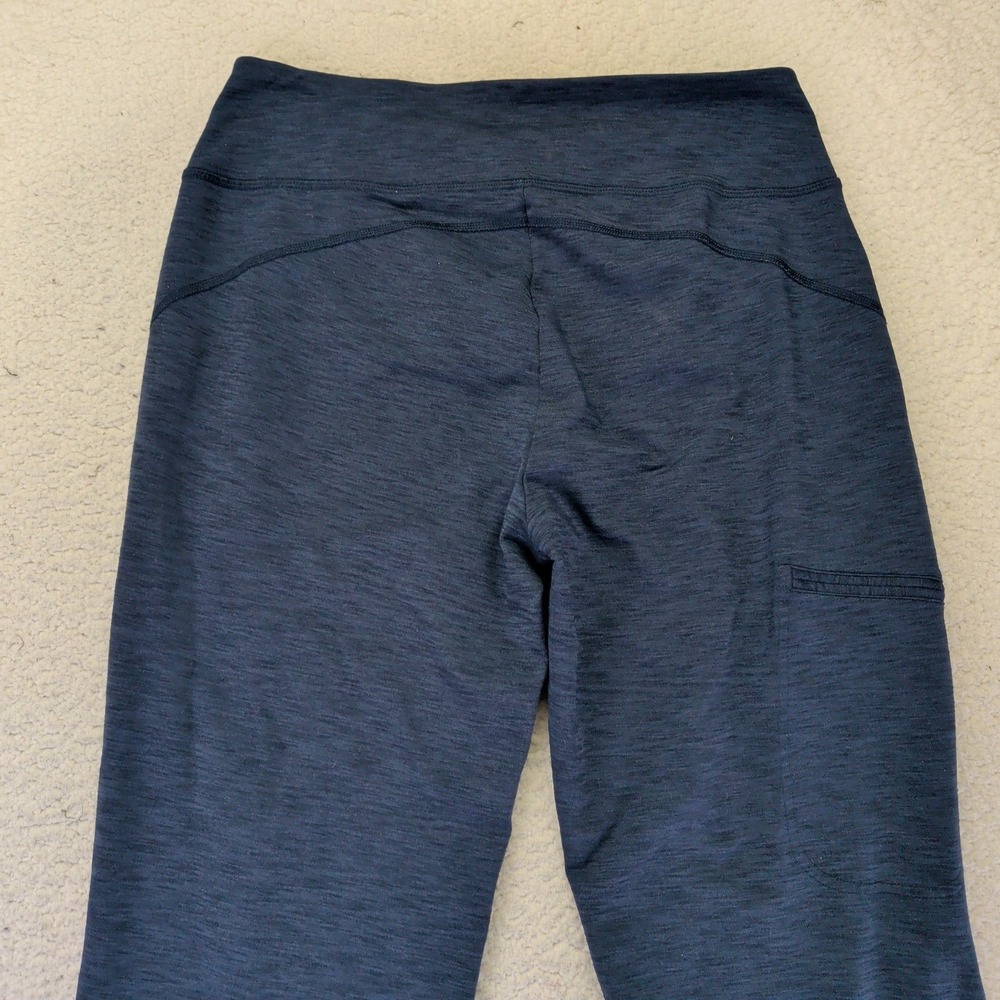 Duluth Trading Co Womens Small 33 Tall Dark Blue Straight Leg Yoga Pants Pockets - Picture 5 of 8